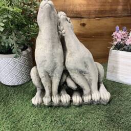 stone Garden Loving Moon Gazing Hare Ornament - thumbnail 2