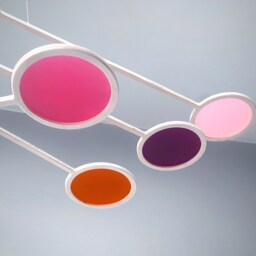 Kinetic Mobile Sculpture - Baby Nursery Decor Or Mid Century Modern Feature Wall Art - thumbnail 3