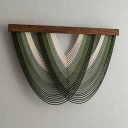 Large Fiber Art, Tapestry Hanging, Home Decor Wall Housewarming Gifts, Modern Macrame, Yarn Tapestry, Living Room Art V16 - thumbnail 1