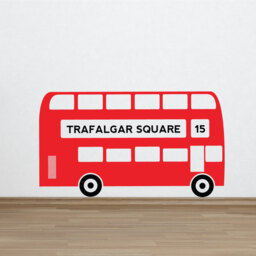 Personalised Bus Wall Sticker Decal - thumbnail 1
