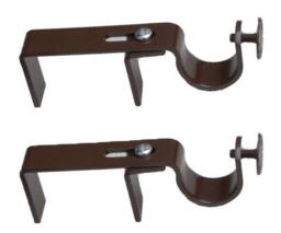 Nono Bracket - No Drill Curtain Rod Attachment Over Blinds