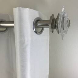 Nono Bracket - No Drill Curtain Rod Attachment Over Blinds - thumbnail 4
