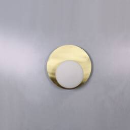 Brass Wall Plate Lighting , Round Wall Lamp Globe Lamp Vanity Light Fixture, Sconce, Lamp, Lights - thumbnail 2