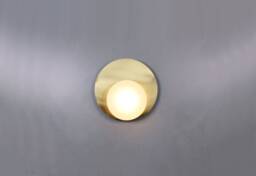 Brass Wall Plate Lighting , Round Wall Lamp Globe Lamp Vanity Light Fixture, Sconce, Lamp, Lights - thumbnail 1