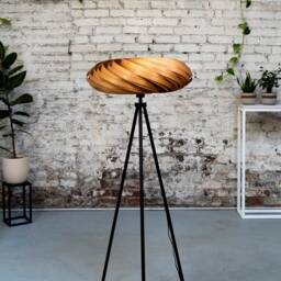 standing Lamp Made Of Cherry Tree Wood, Handmade Design Lamp - thumbnail 2