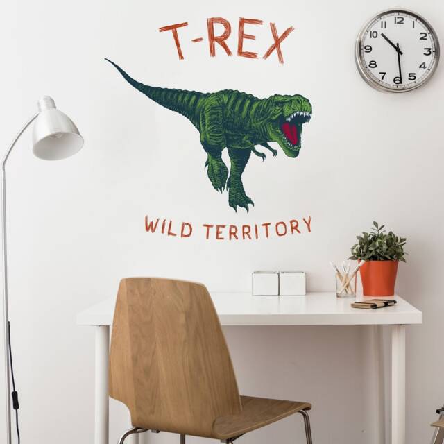 T-Rex Wild Territory Dinosaur Wall Sticker, Decal - image 1