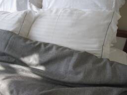 Oversized Gray Linen Duvet Cover, Palatial King/Queen, Shabby Chic Bedding - thumbnail 3