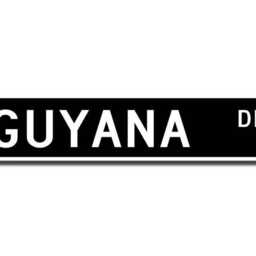 Guyana Sign, Wall Decor, Gift, Souvenir, Souvenir Keepsake, Custom Quality Metal Sign - thumbnail 2