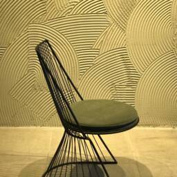 Dining Chairs, Kitchen Chairs, Living Room Garden Modern Metal Wire Cafe Restaurant, Handmade - thumbnail 3