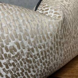 Champagne - Black Pillow Cover, Lumbar Cover, Cushion Piped Gold Antelope - thumbnail 3