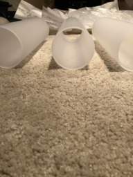 White Tube, Spare Parts To Restore Chandeliers By Venini, Mazzega, Artemide, in Murano Blown Glass