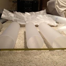 White Tube, Spare Parts To Restore Chandeliers By Venini, Mazzega, Artemide, in Murano Blown Glass - thumbnail 2