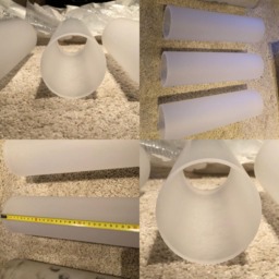 White Tube, Spare Parts To Restore Chandeliers By Venini, Mazzega, Artemide, in Murano Blown Glass - thumbnail 4