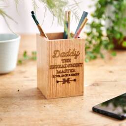 Personalised Pen Pot For Dad - thumbnail 1