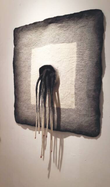 Natural Color Handmade Carpet - Home Decor Wall Hanging Tapestry Felt Wall - image 1
