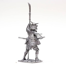 Tin 54mm Samurai 1600Yr. Japan Miniature - thumbnail 4