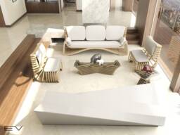 Organic Custom Made Furniture Set - Chair, Sofa & Coffee Table - thumbnail 1