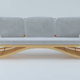 Organic Custom Made Furniture Set - Chair, Sofa & Coffee Table - thumbnail 4