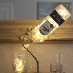 Jose Cuervo Especial Silver Bottle Light - 70Cl. Unique Lamp & Tequila Lover Gift For The Home - thumbnail 3