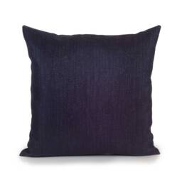 Dark Navy Blue Pillow, Decorative Throw Pillow Cover, Cushion Covers, Accent Pillowcase, Linen Blend Silver Sparkle Boutique Pillow - thumbnail 1