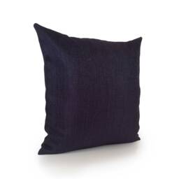 Dark Navy Blue Pillow, Decorative Throw Pillow Cover, Cushion Covers, Accent Pillowcase, Linen Blend Silver Sparkle Boutique Pillow - thumbnail 2