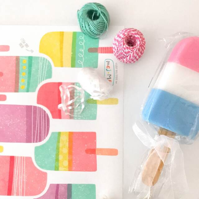 Popsicles - Fabric Wall Decal Yum Mej - image 1