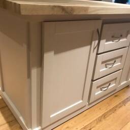 Denton Custom Oak Top Kitchen Island, Colour Choice - thumbnail 2