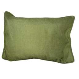 Malini Abstract Olive Rectangle Cushion, Art Deco Pillow - 35x50cm - thumbnail 2