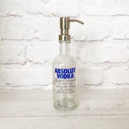 Absolut Vodka Bottle Soap Pump Dispenser Upcycled - thumbnail 4