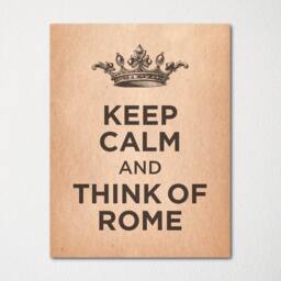Keep Calm & Think Of Rome - Any Location Available Fine Art Print Choice Color Purchase 3 Receive 1 Free - thumbnail 2