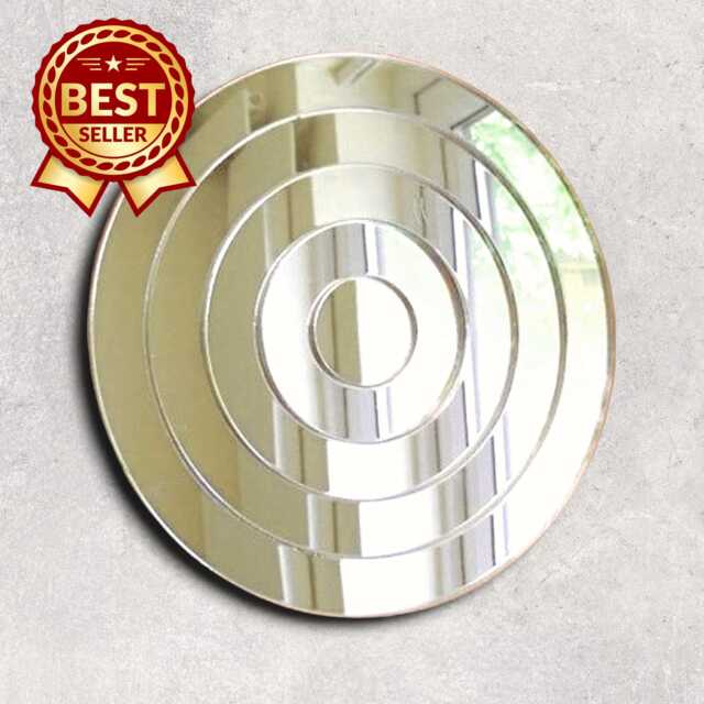 Infinity Circle Acrylic Mirror Wall Art - Custom Sizes, Shapes & Colours - image 1