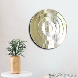 Infinity Circle Acrylic Mirror Wall Art - Custom Sizes, Shapes & Colours - thumbnail 2