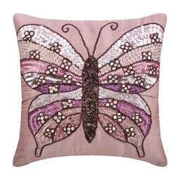 "Decorative Lilac Pink Euro Pillow Cover 24""x24""/26""x26" - thumbnail 1