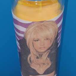 Handmade Britney Spears Candle 90S Pop Star Glass Container - thumbnail 2