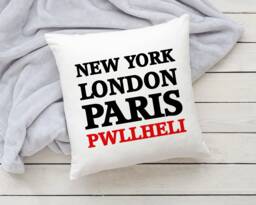 Personalised New York, London, Paris Cushion - Any City/Town/Village/Place Location Gift - thumbnail 1