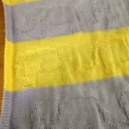 Lavender & Lemon Elephant Parade Baby Blanket - thumbnail 4