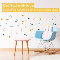Abstract Shapes Wall Decals - Playroom, Nursery Decor - thumbnail 2