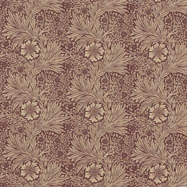 Morris & Co Marigold Door Curtain Brick Manilla