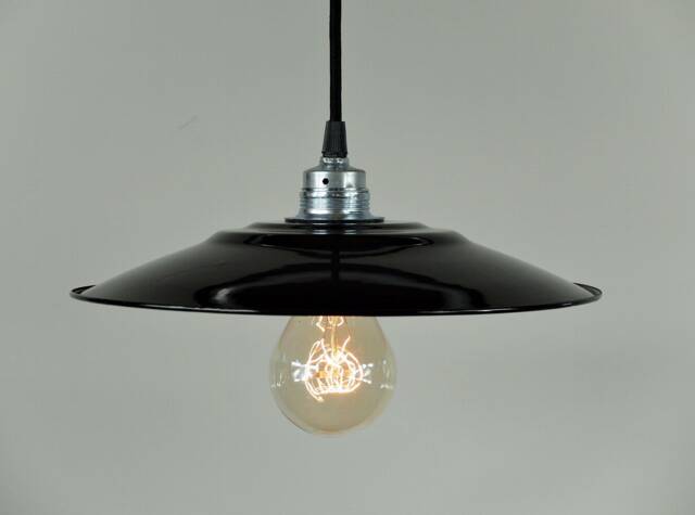 Industrial Factory Shade Enamel Ceiling Lighting - image 1