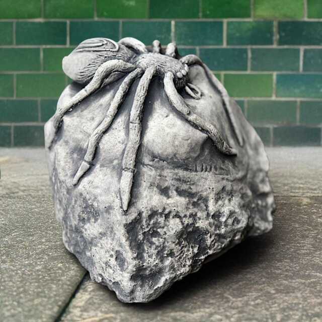 Handmade Concrete Spider Statue Stone Sculpture Outdoor Insect Figurine Garden Realistic Cement Art Lover Gift - image 1