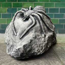 Handmade Concrete Spider Statue Stone Sculpture Outdoor Insect Figurine Garden Realistic Cement Art Lover Gift - thumbnail 3