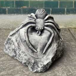 Handmade Concrete Spider Statue Stone Sculpture Outdoor Insect Figurine Garden Realistic Cement Art Lover Gift - thumbnail 2