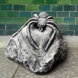 Handmade Concrete Spider Statue Stone Sculpture Outdoor Insect Figurine Garden Realistic Cement Art Lover Gift - thumbnail 4