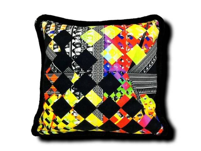 Kaleidoscope Fashion Fabric Pillow - Multi - image 1