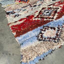 Boucherouite Rug/Runner - Approximately 200x149cms - thumbnail 3
