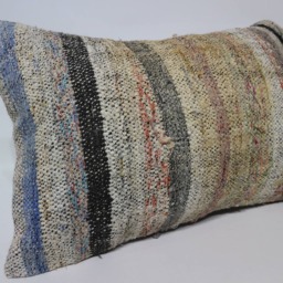 Kilim Pillow Cases, Personalized Gift, Throw Covers, Striped Cushion Case, Art Deco Cushion, Birthday Gift For Him 1246 - thumbnail 3