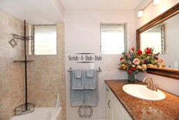 Bathroom Decal - Scrub A Dub Decor Sayings Wall Words Decorations Bathtime - thumbnail 1