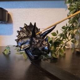 Triceratops Incense Holder - Dinosaur - thumbnail 2
