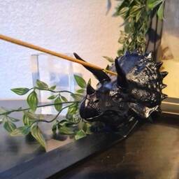 Triceratops Incense Holder - Dinosaur - thumbnail 3