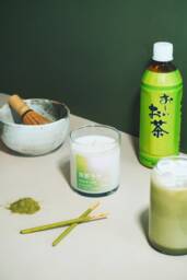Matcha Latte Scented Candle - Green Tea, Oat Milk, Honey Soy Wax